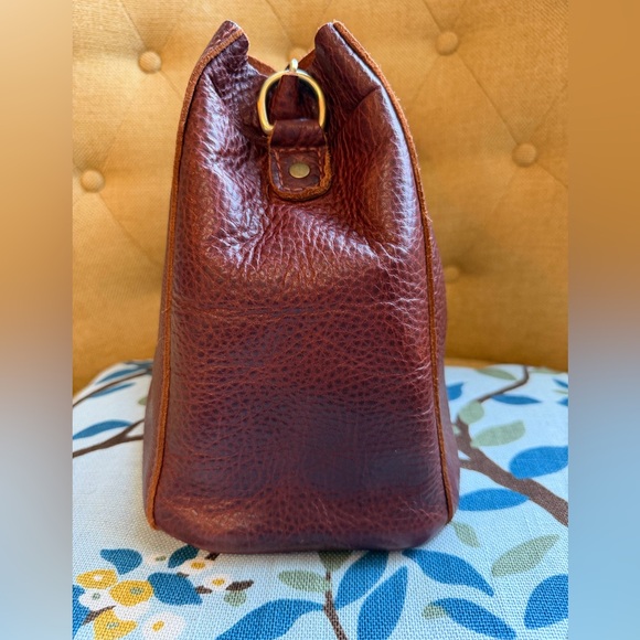 EUC Portland Leather Nutmeg Butterfly Bucket Bag - Picture 6 of 7